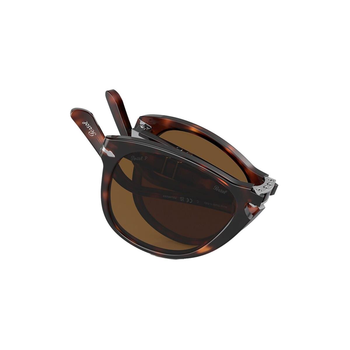 Persol PO0714 24/57 Polarized Men`s Foldable Pilot Sunglasses - 52 - Italy