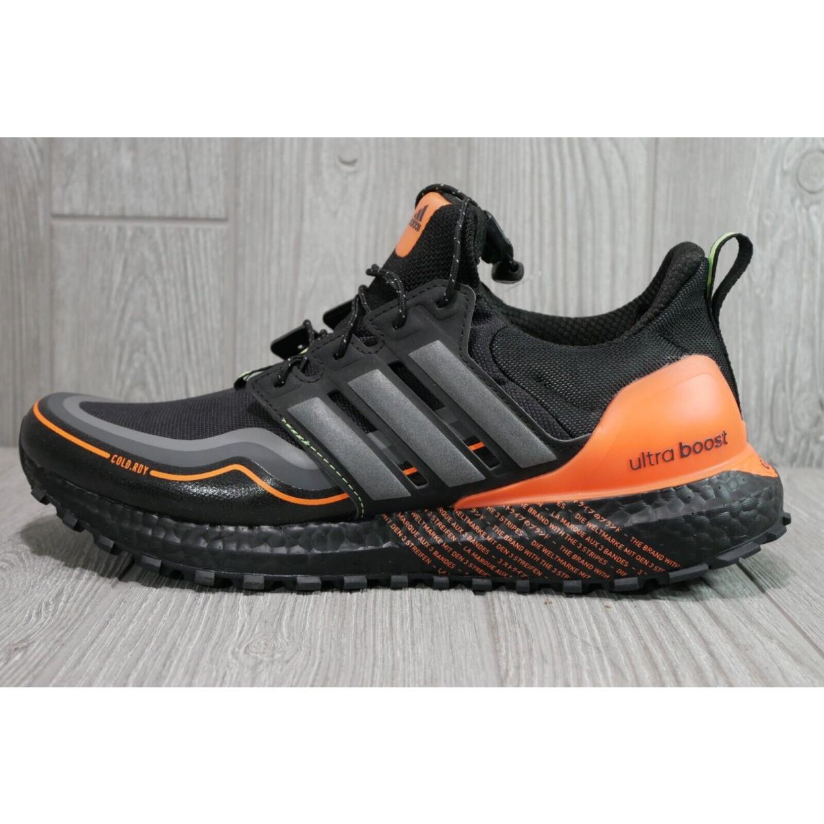 Adidas Ultraboost C.rdy Dna Running Shoes Black Orange G54860 Mens Size 8 8.5