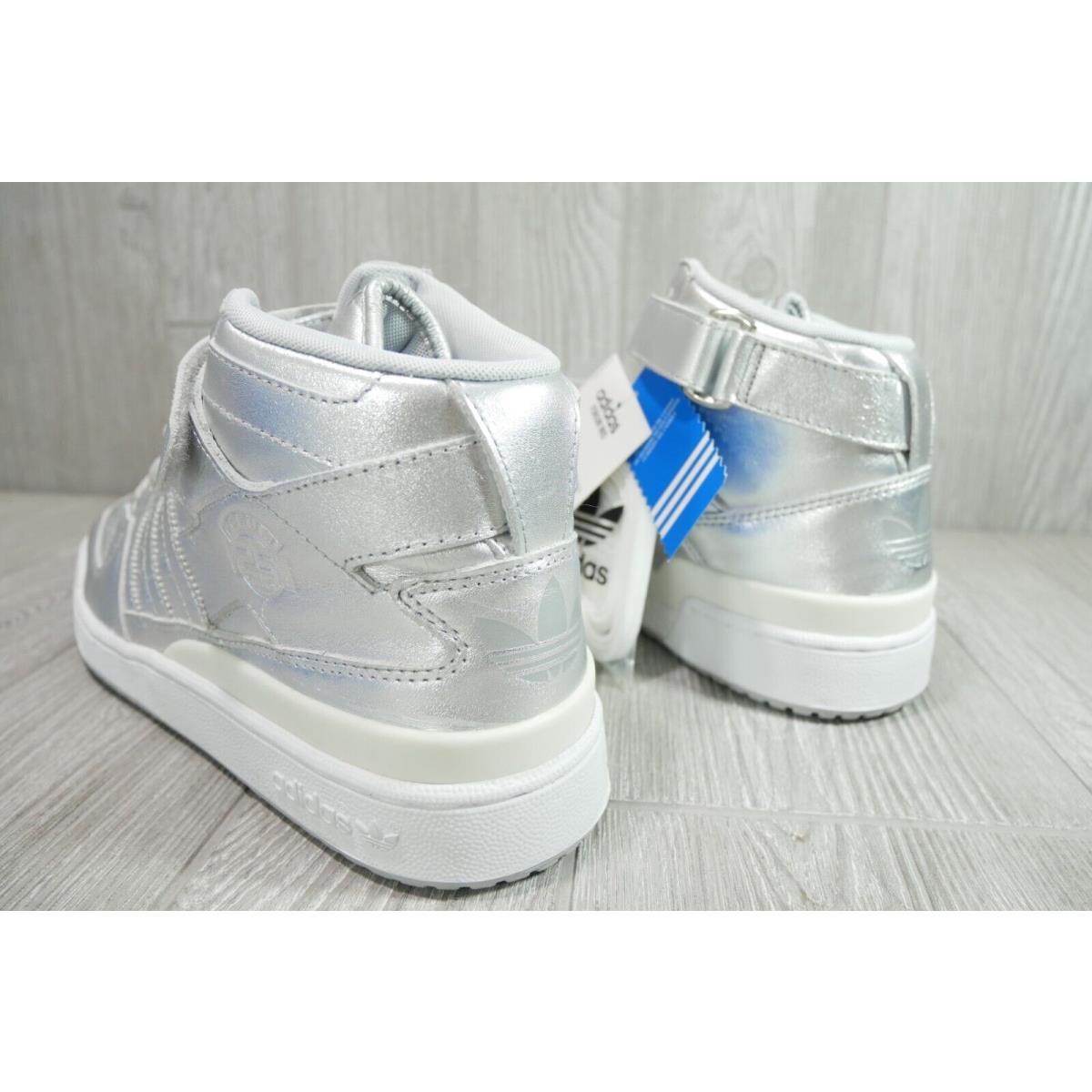 Adidas shoes Forum Mid - Silver 3