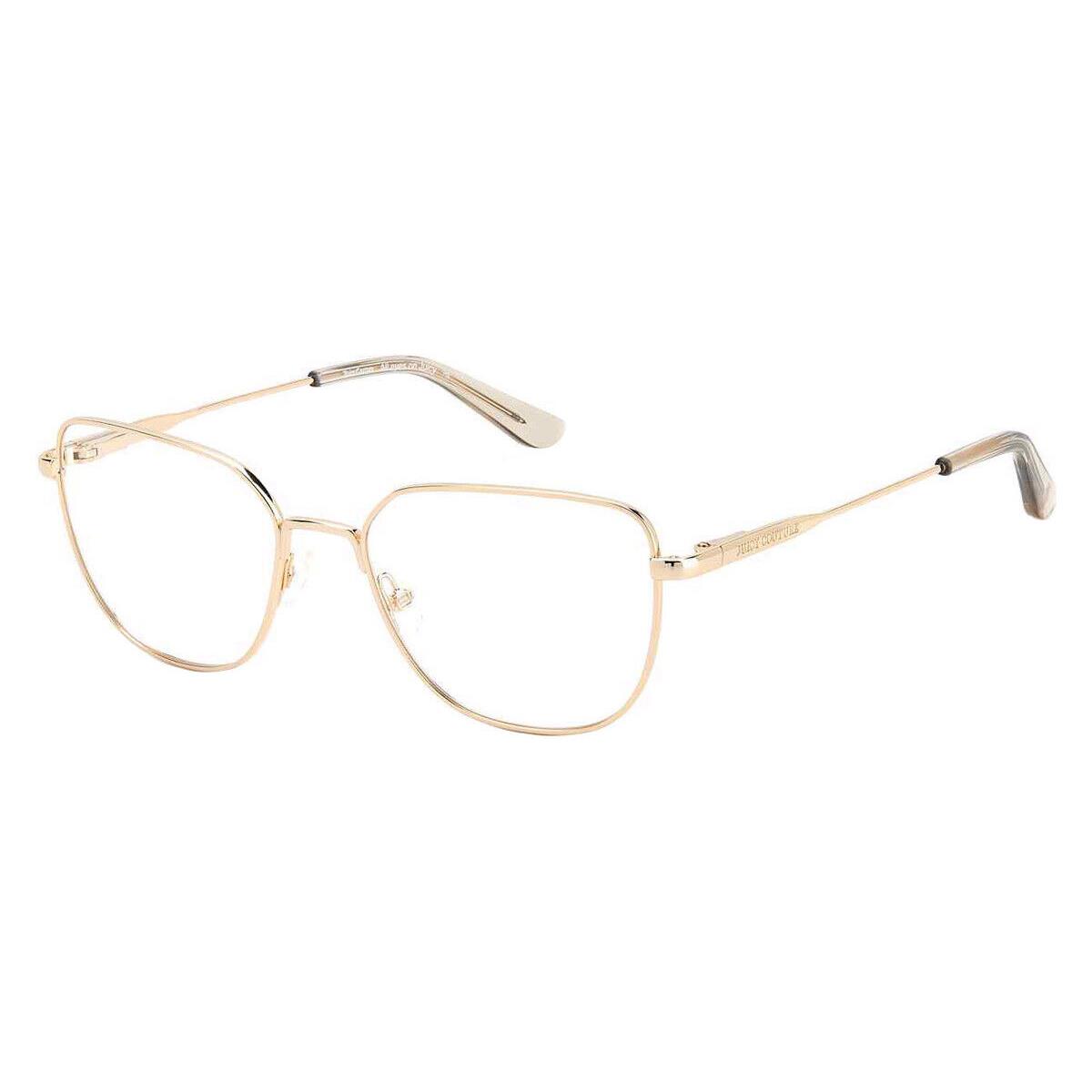 Juicy Couture 227/G Eyeglasses Women Light Gold Geometric 52