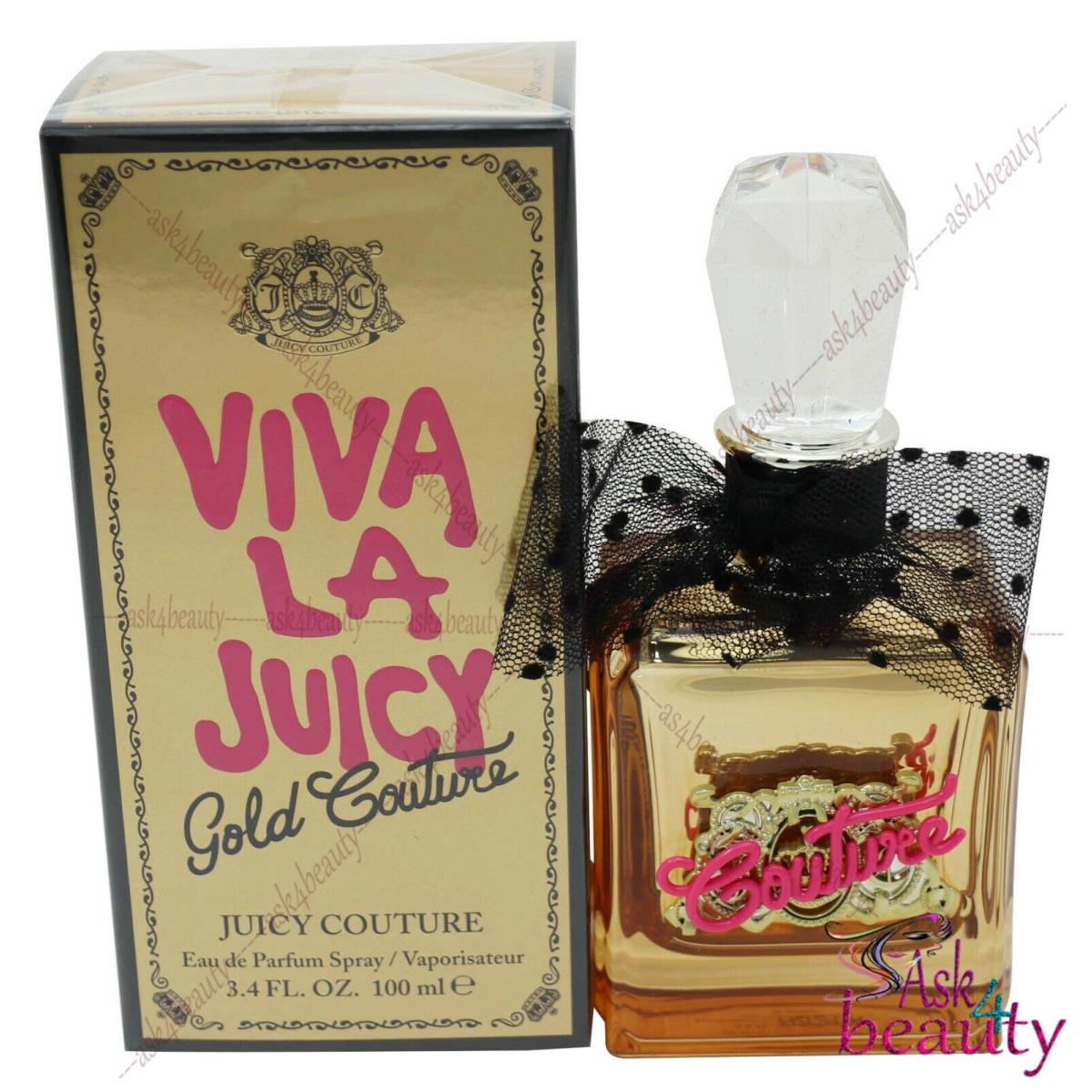 Viva La Juicy Gold Couture By Juicy Couture 3.4oz/100ml Edp Spray