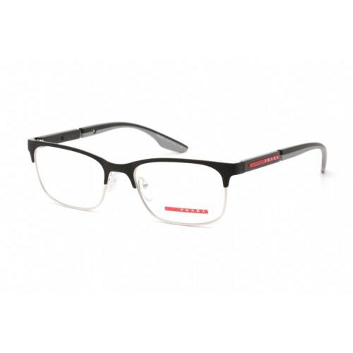 Prada Sports PS52NV-08P1O1-53 Eyeglasses Size 53mm 18mm 145mm Black - Black Frame