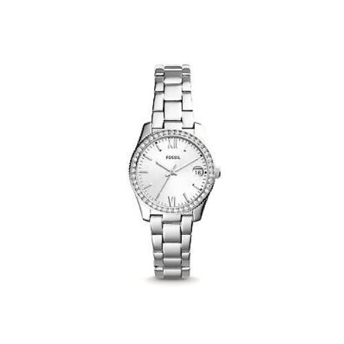 Fossil Scarlette ES4317 Elegant Mini Three-hand Date Stainless Steel Watch