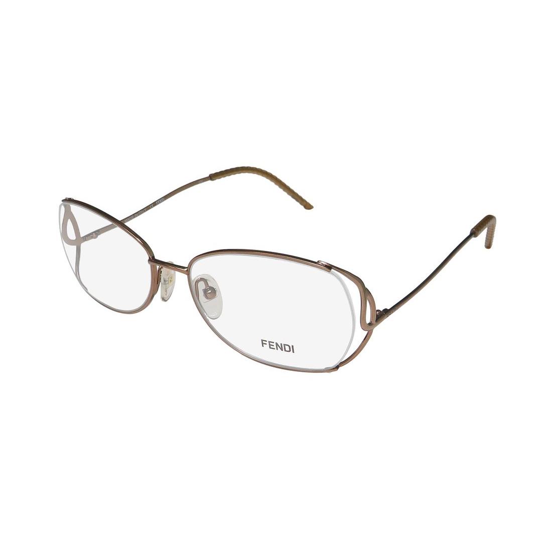 Fendi 902 Italian Made Premium Retro Looks Oversized Rare Eyeglass Frame/glasses Coffee