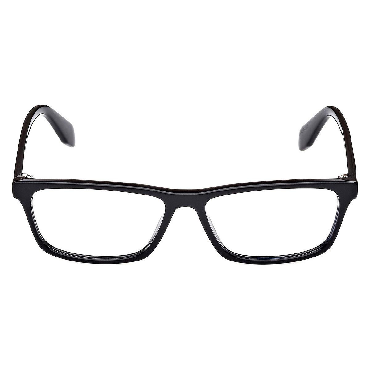 Adidas OR5042 Eyeglasses Unisex Shiny Black Rectangle 54mm