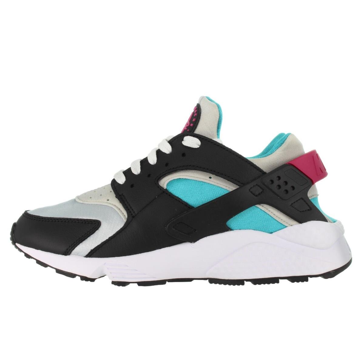 Nike Men`s Air Huarache Multicolor Running Shoes Multiple Size - Black, Pure Platinum, Lethal Pink, New Emerald