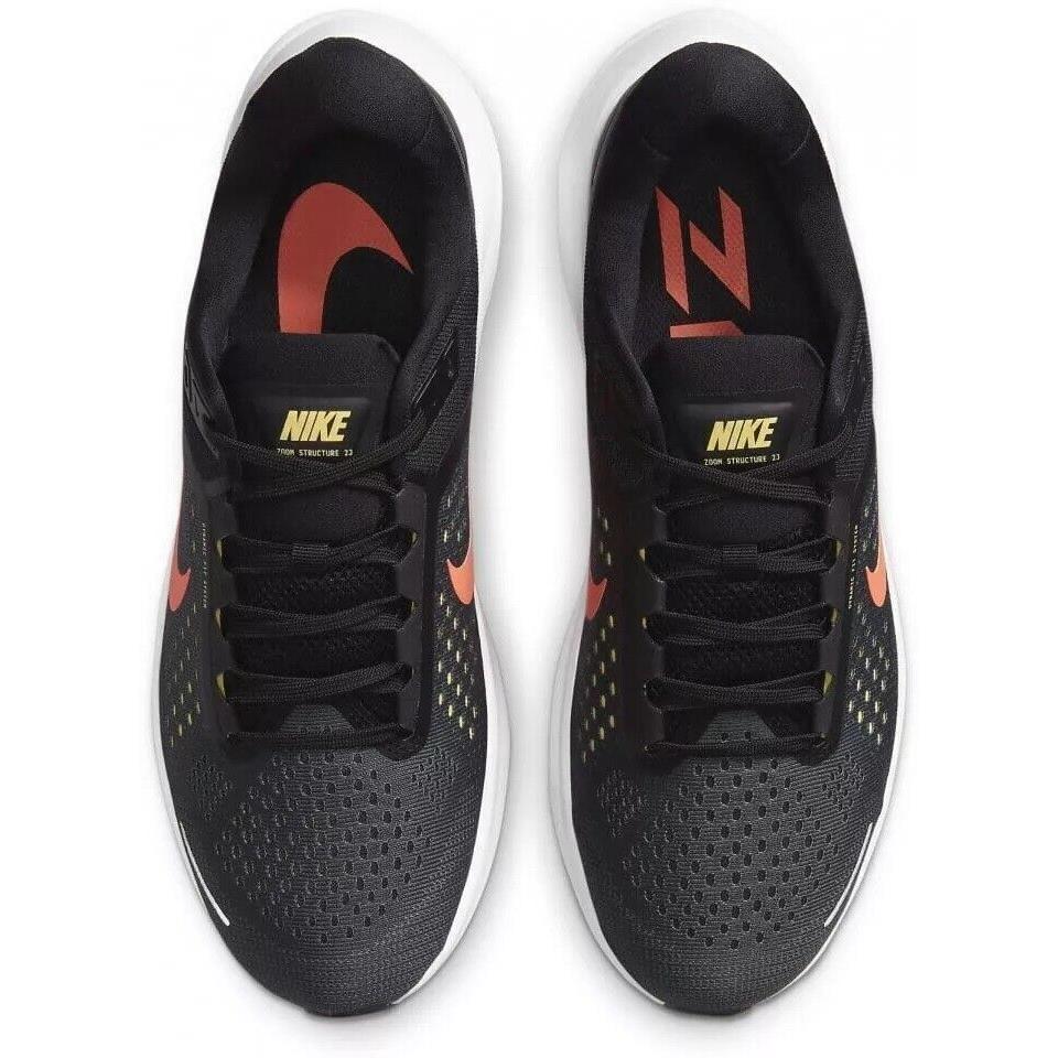 Nike shoes Air Zoom Structure - Bright Mango-Black 2