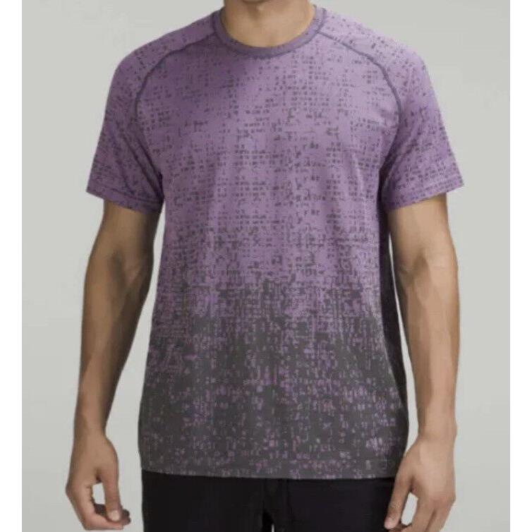 Lululemon Mens Size M Metal Vent Tech Short Sleeve 2.0 Purple Cbtm/sksr SS Run