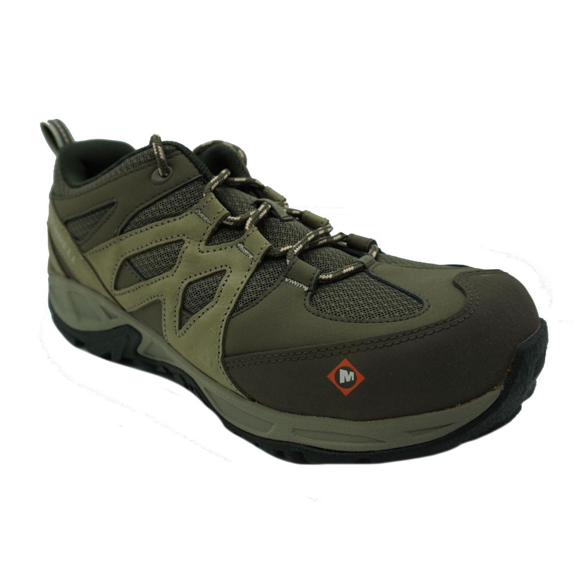 Merrell Women`s Siren Alloy Toe Work Shoes Brown Tan Size 9.5