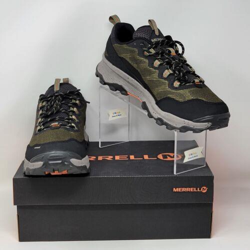 Merrell Speed Strike J066865 Hiking Outdoor Shoes Olive Men`s Size 11.5
