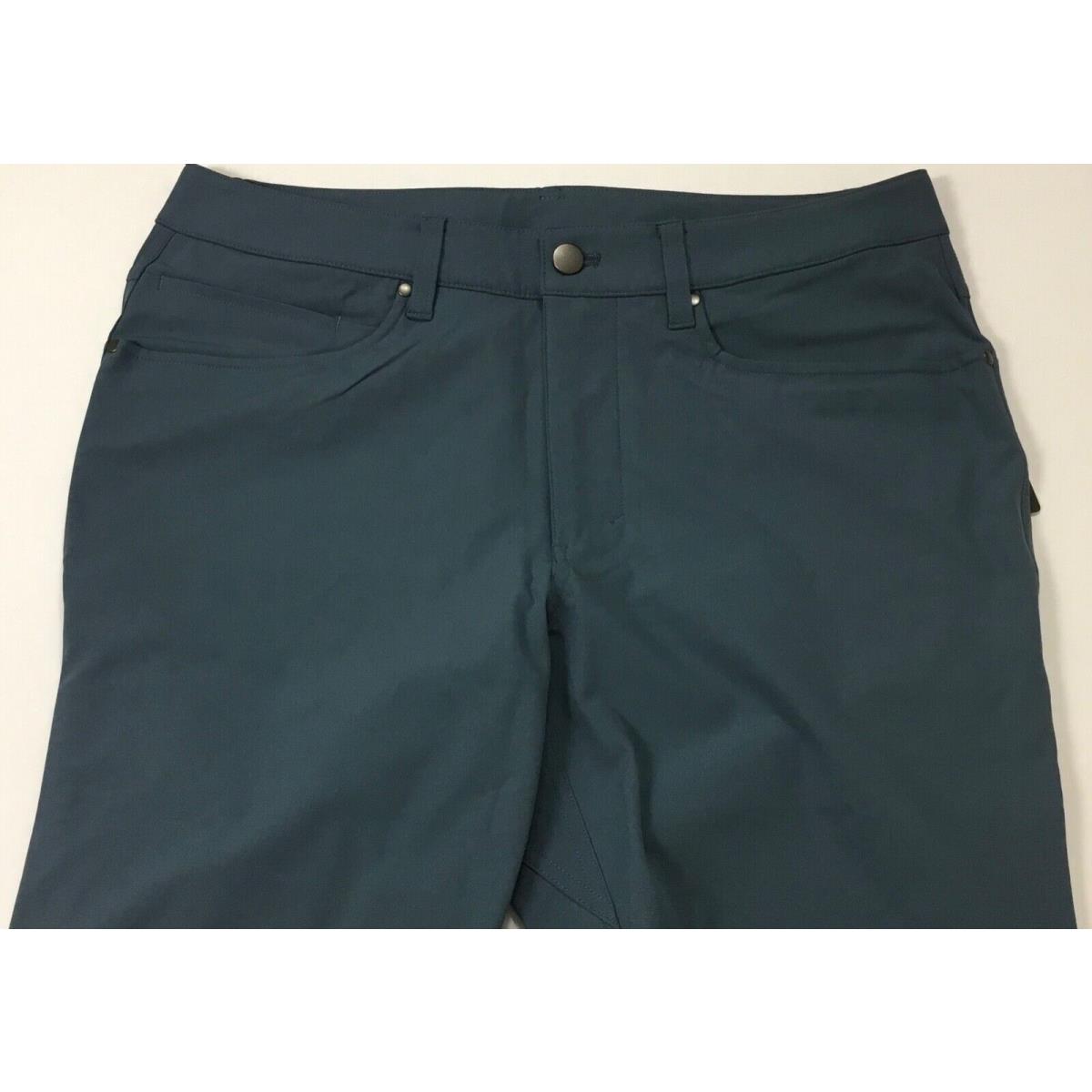 Lululemon Men Abc Pant Classic 32 L Short Warpstreme LM5967S Irbu Blue Size 31