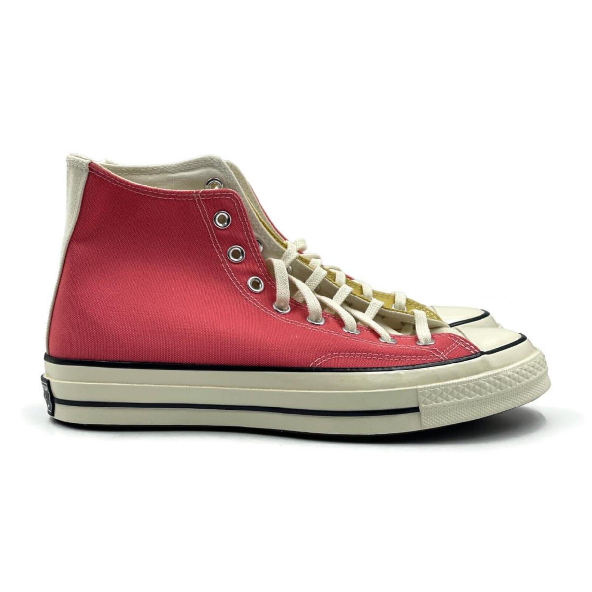Converse Chuck 70 Hi Hybrid Mens Casual Skate Shoe Gold Pink Athletic Sneaker