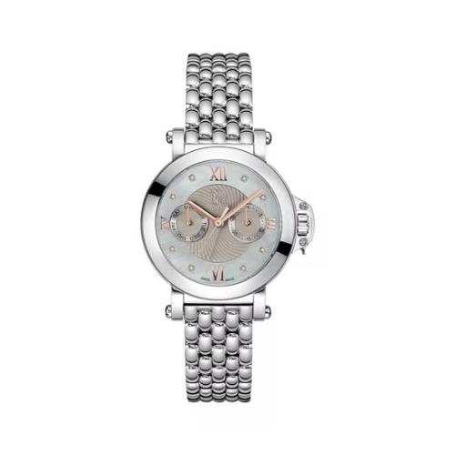 Guess Collection X40108L1S Women Silver Stainless Steel Analog Dial Quartz Watch - Dial: , Band: Silver, Bezel: Silver