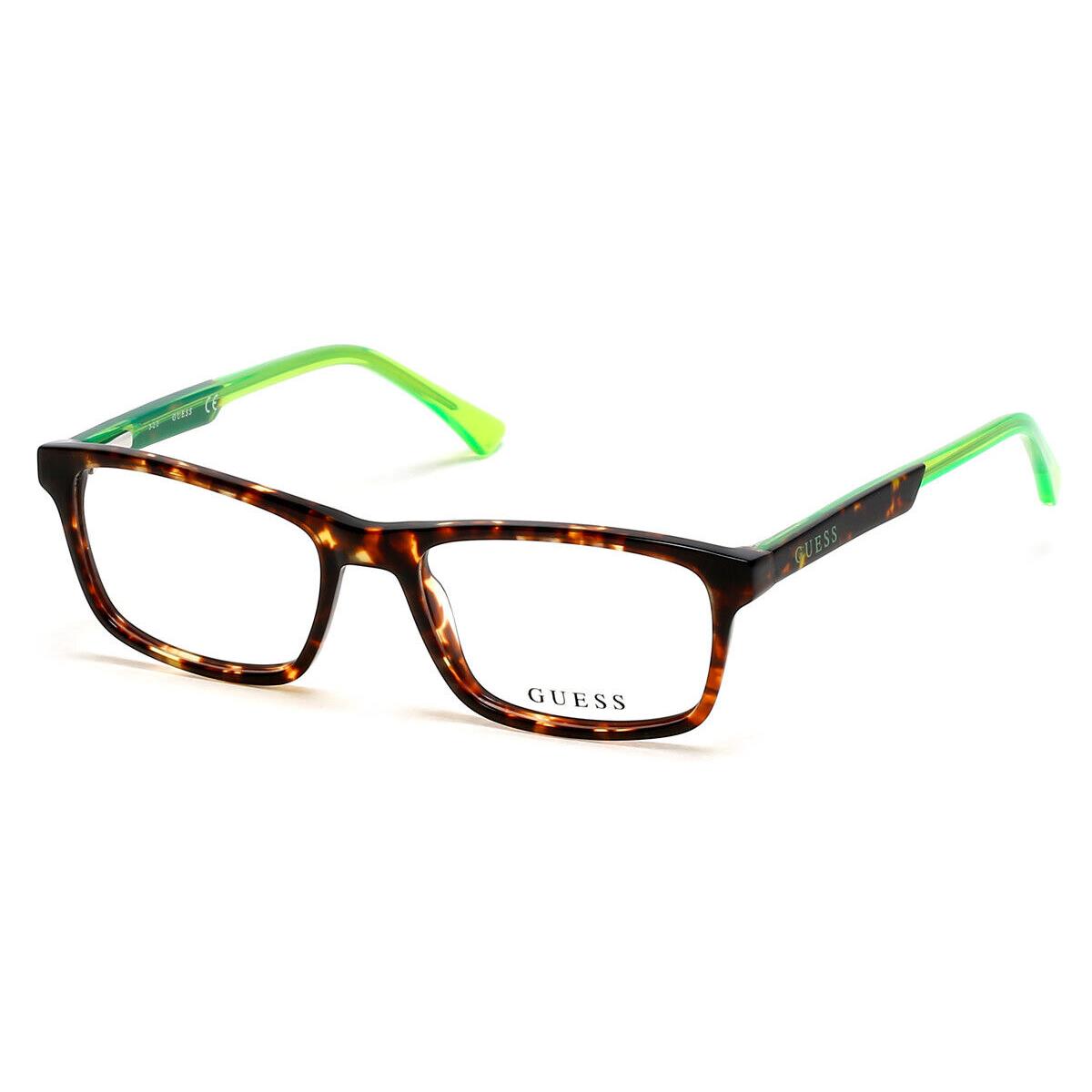 Guess GU9206 Eyeglasses Kids Dark Havana Rectangle 49mm