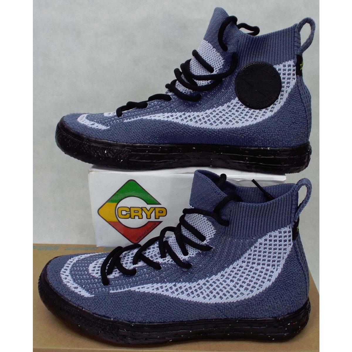 Womens 8.5 Converse Ctas Crater Knit Hi Steel Ghost Grey Shoes 172032C