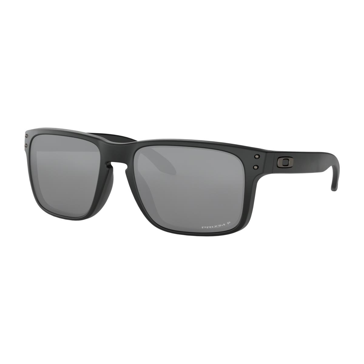 Oakley Holbrook Polarized Sunglasses Matte Black Prizm Daily D655