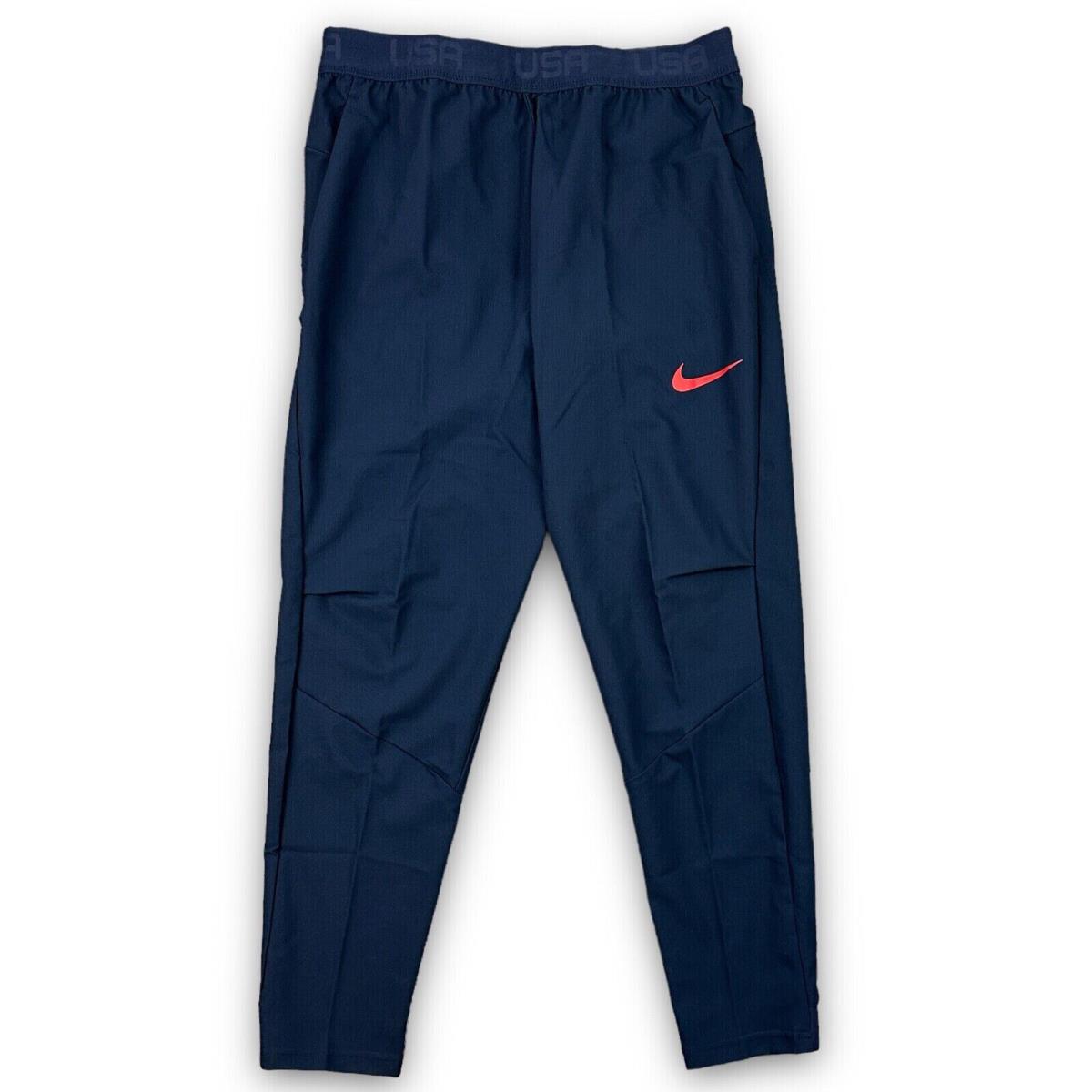 Nike Team Usa Pants Joggers Size M Navy Blue Pants CQ4260-451