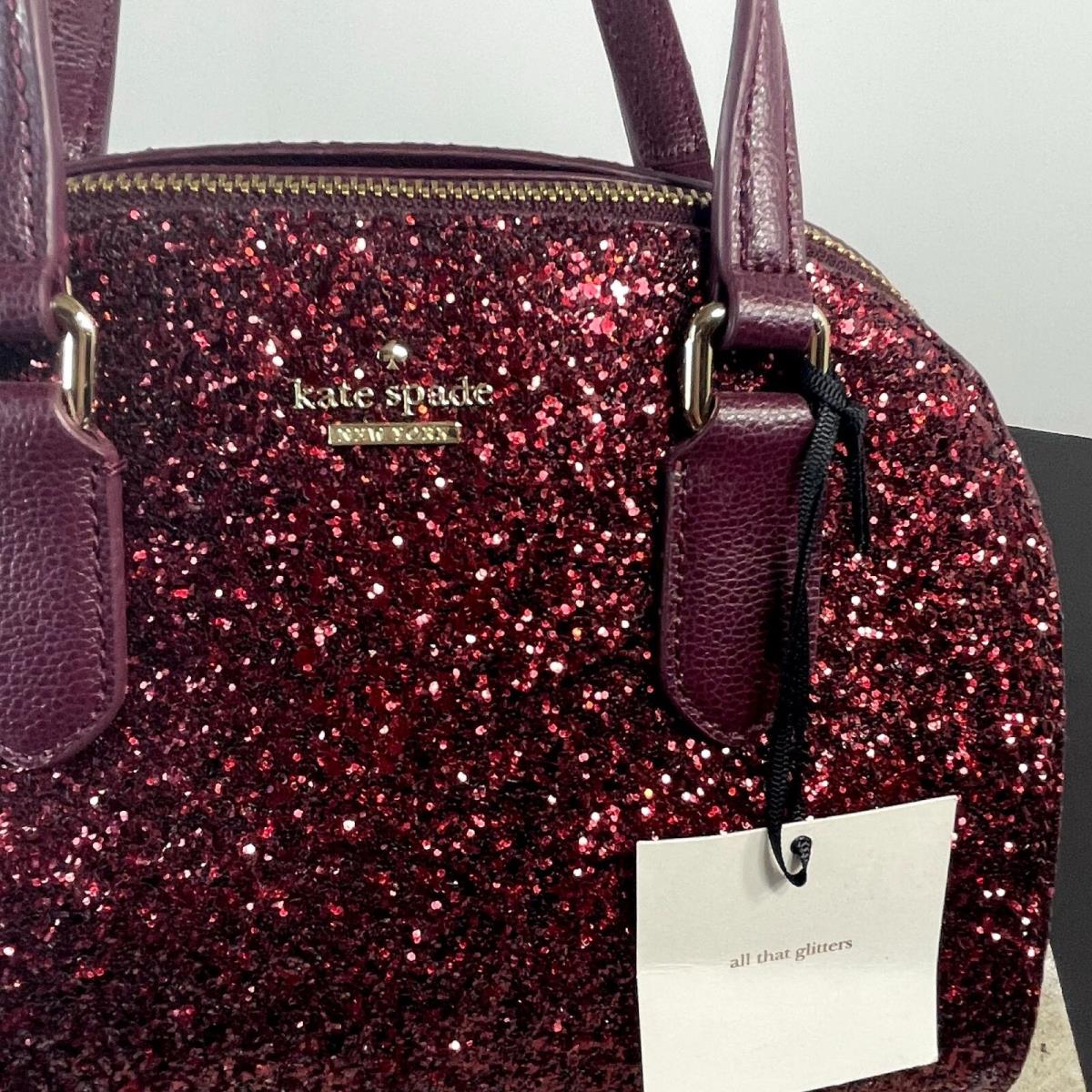 Handbag Kate Spade New York Laurel Way Glitter Reiley Satchel Crossbody  Purse - Kate Spade bag - 003046630651 | Fash Brands