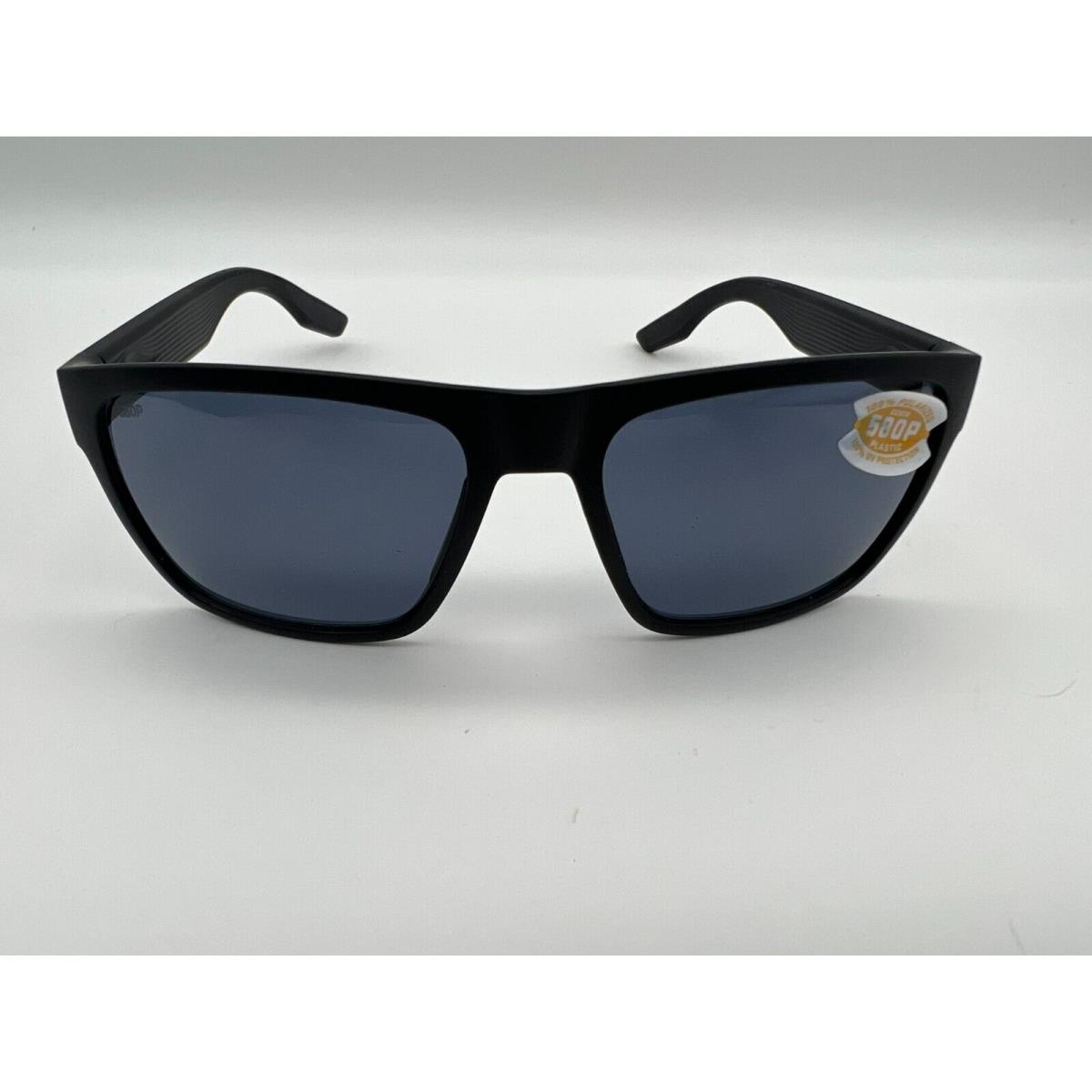 Costa Del Mar Paunch XL Polarized Sunglasses Matte Black/ Gray 580P