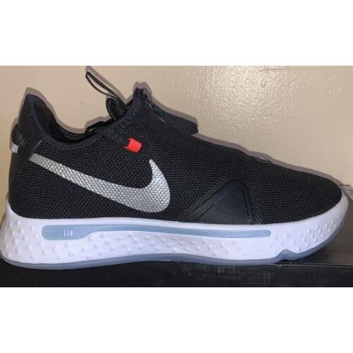 Men`s Nike PG 4 CD507079 001 Black/white/lt Smoke Grey Shoes Size 8