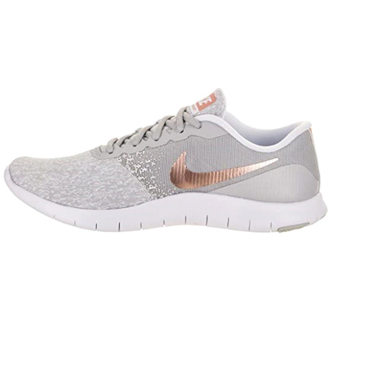 Nike Flex Contact Womens Shoe Wolf Grey/rose Gold Size 10