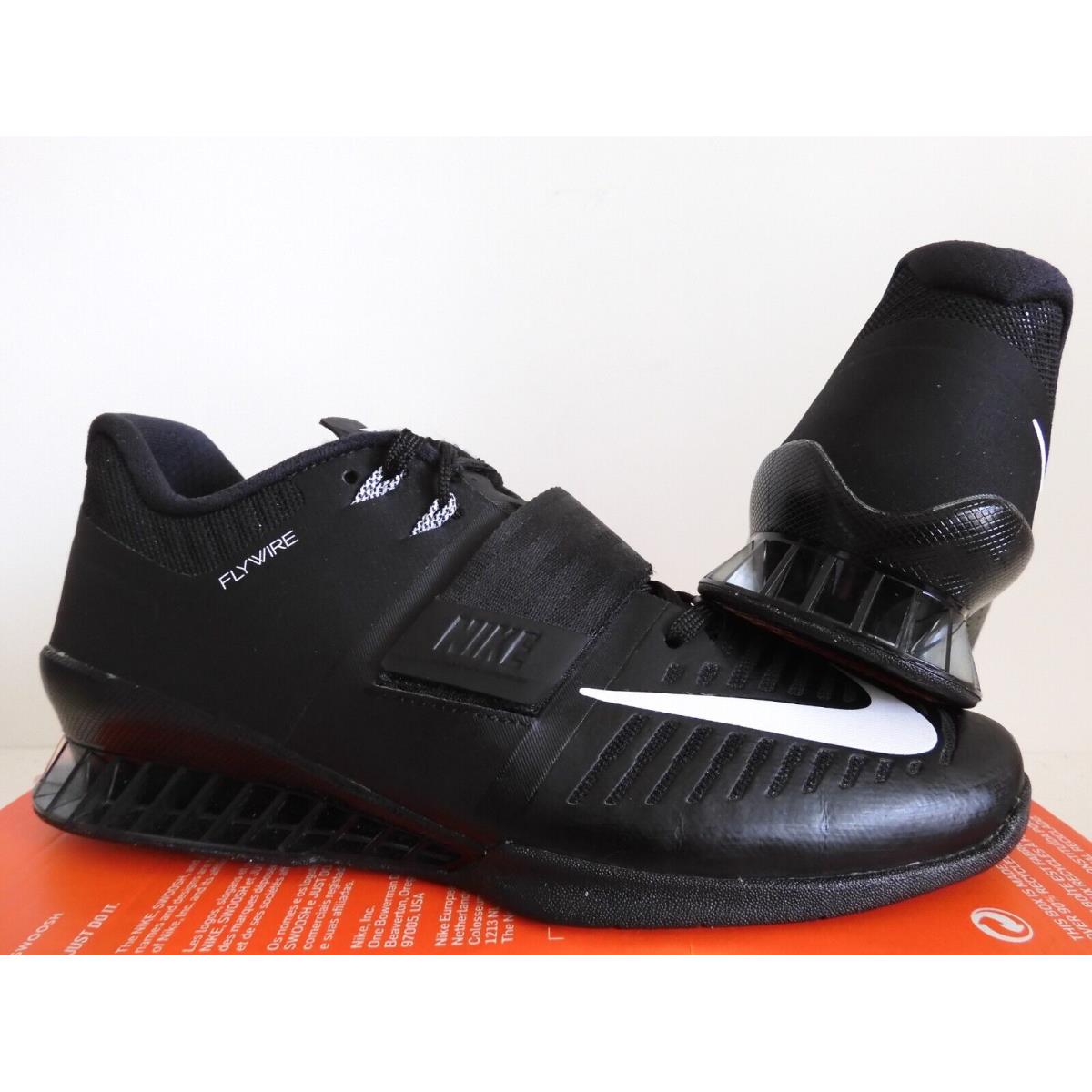 Nike Romaleos 3 Black-white Weightlifting Shoes 11.5 852933-002 | 883212271884 Nike Romaleos - Black |