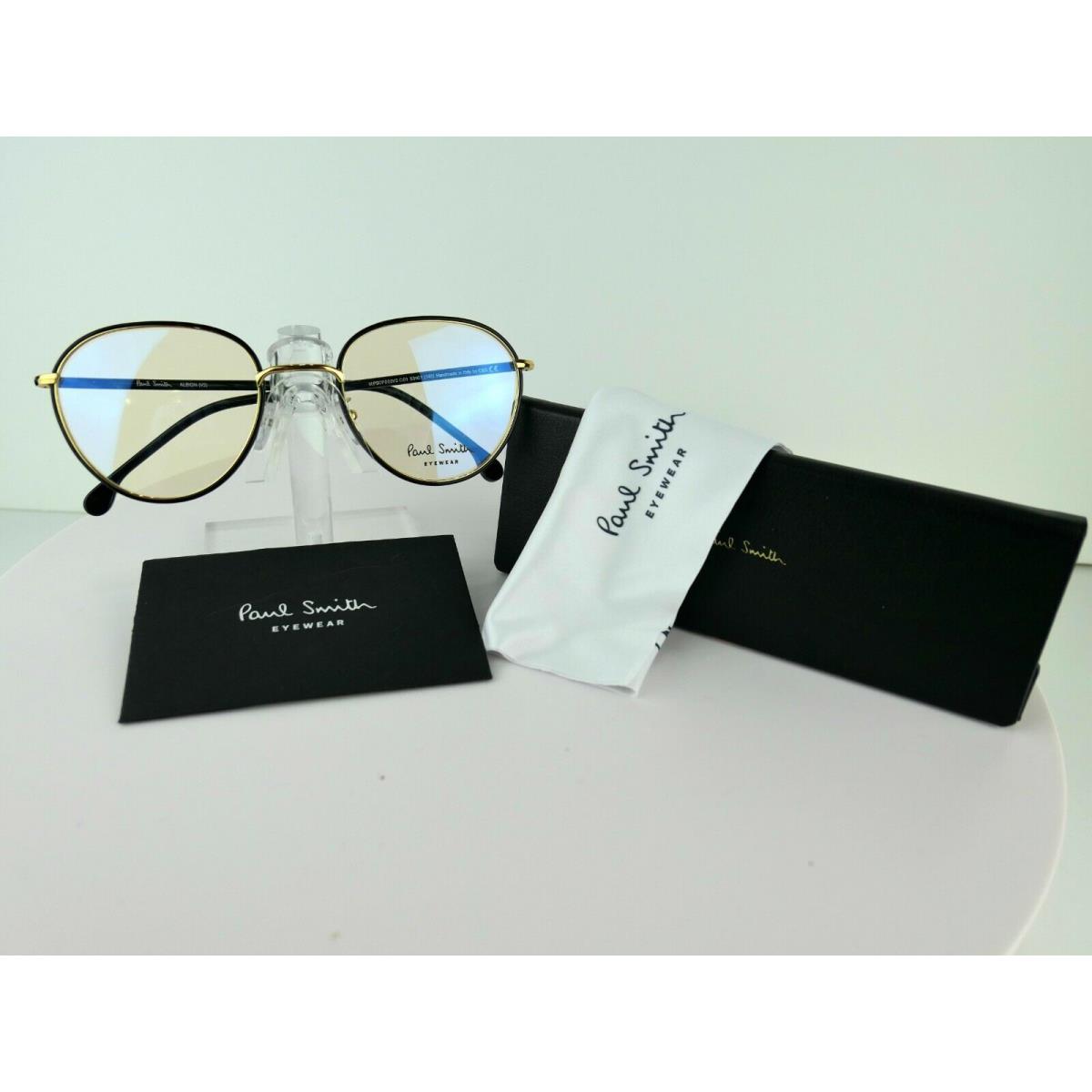 Paul Smith Eyewear Albion PSOPOO3V2-01 Black / Gold 53 x 21 145 Eyeglass Frames