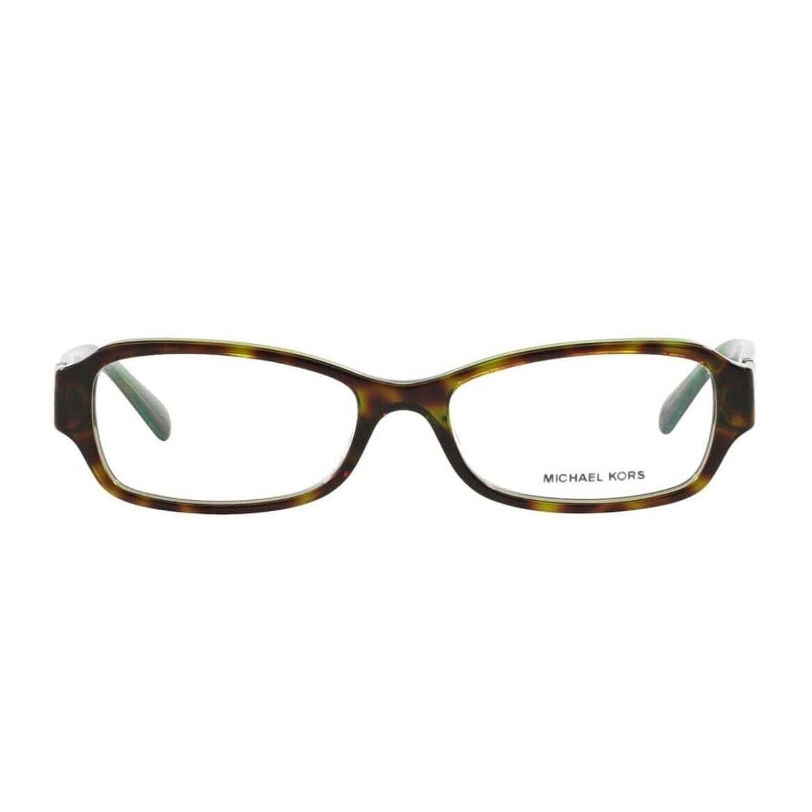 Michael Kors MK8002 3002 Anguilla Havana Green Eyeglasses 50-16 MM - Michael  Kors eyeglasses - 725125944403 | Fash Brands