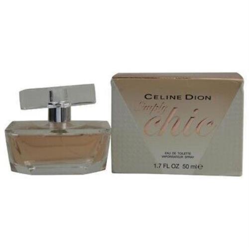 Simply Chic Celine Dion 1.7 oz / 50 ml Eau de Toilette Women Perfume Spray