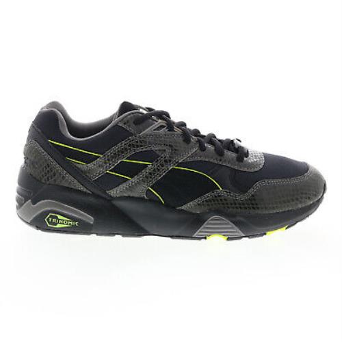 Puma R698 Snake 38585602 Mens Black Synthetic Lifestyle Sneakers Shoes