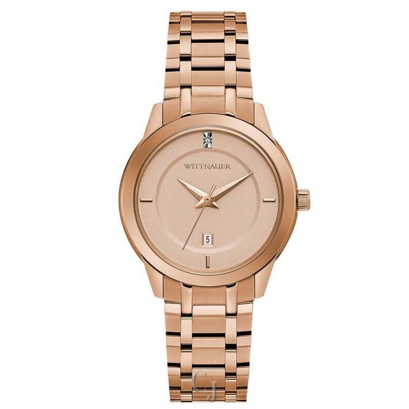 Wittnauer Women S Continental Rose-gold Dial Watch WN4104