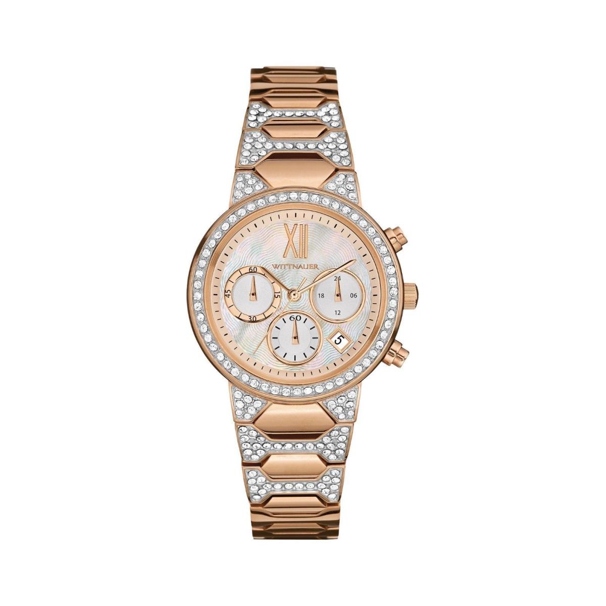 Wittnauer Design by Bulova Women`s 31mm Rose Gold Chronograph Watch WN4068