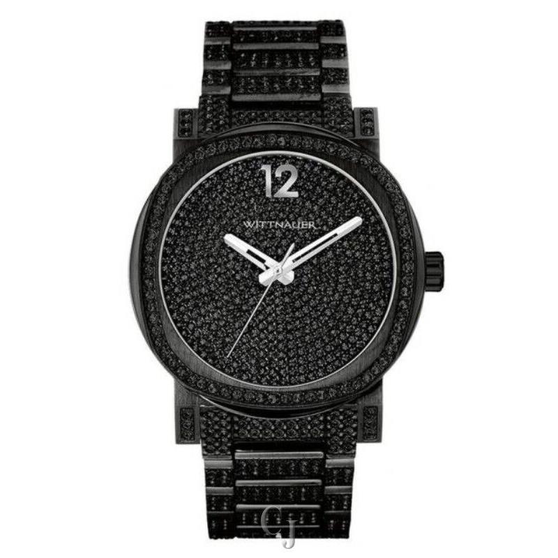 Wittnauer Men S Black Crystal Dial Watch WN3008