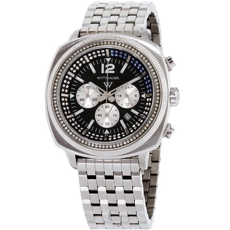 Wittnauer Men S Chronograph Black Dial Watch WN3061