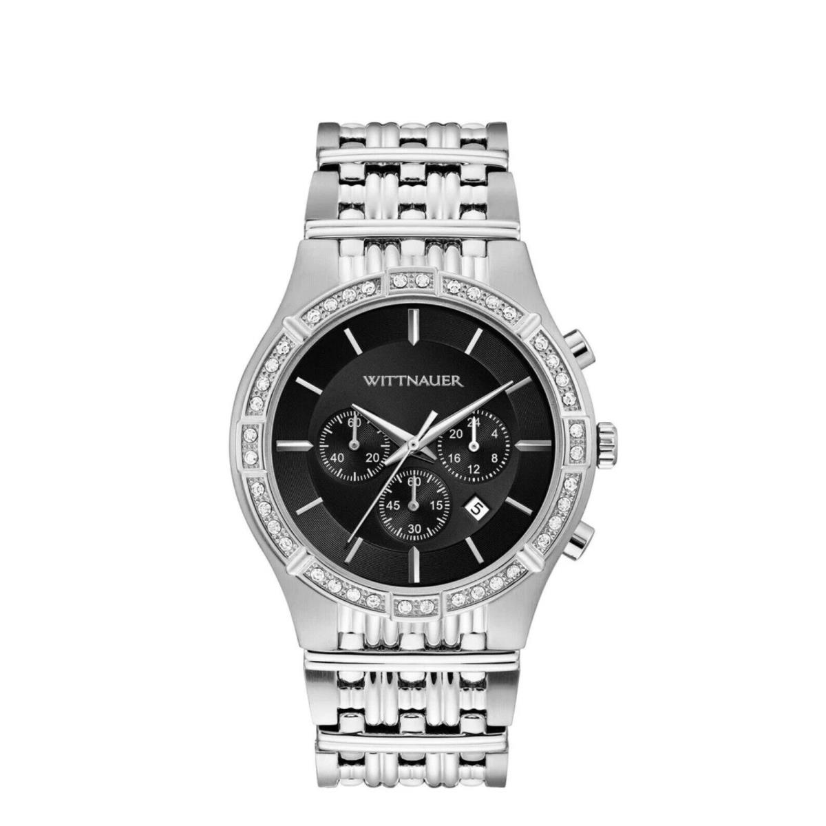 Wittnauer Men S Chronograph Black Dial Watch WN3078