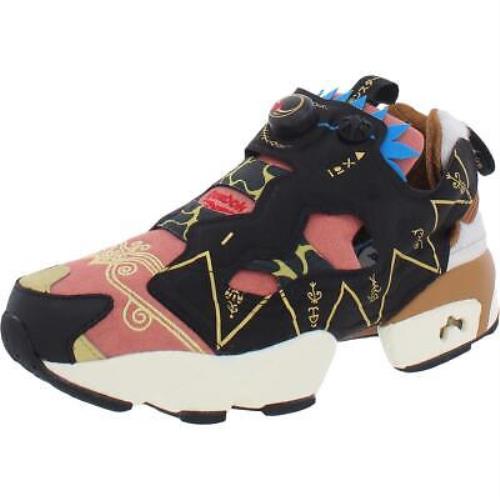 Reebok Mens Instapump Fury 94 Athletic and Training Shoes Sneakers Bhfo 8542 - Black/Rustic Clay/Gold Metallic