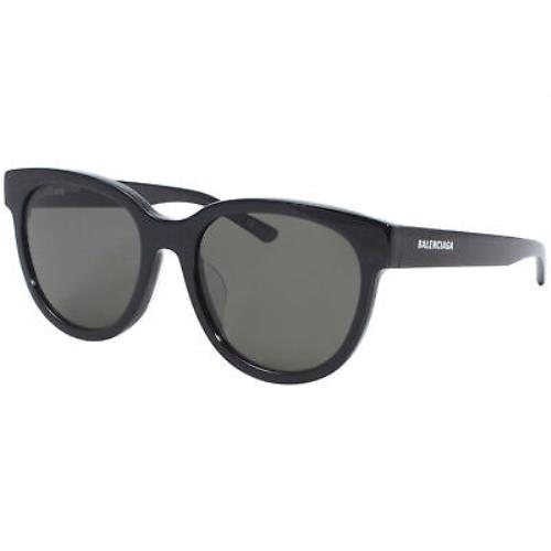 Balenciaga Everyday BB0077SK 006 Sunglasses Women`s Black/grey Polarized Lenses