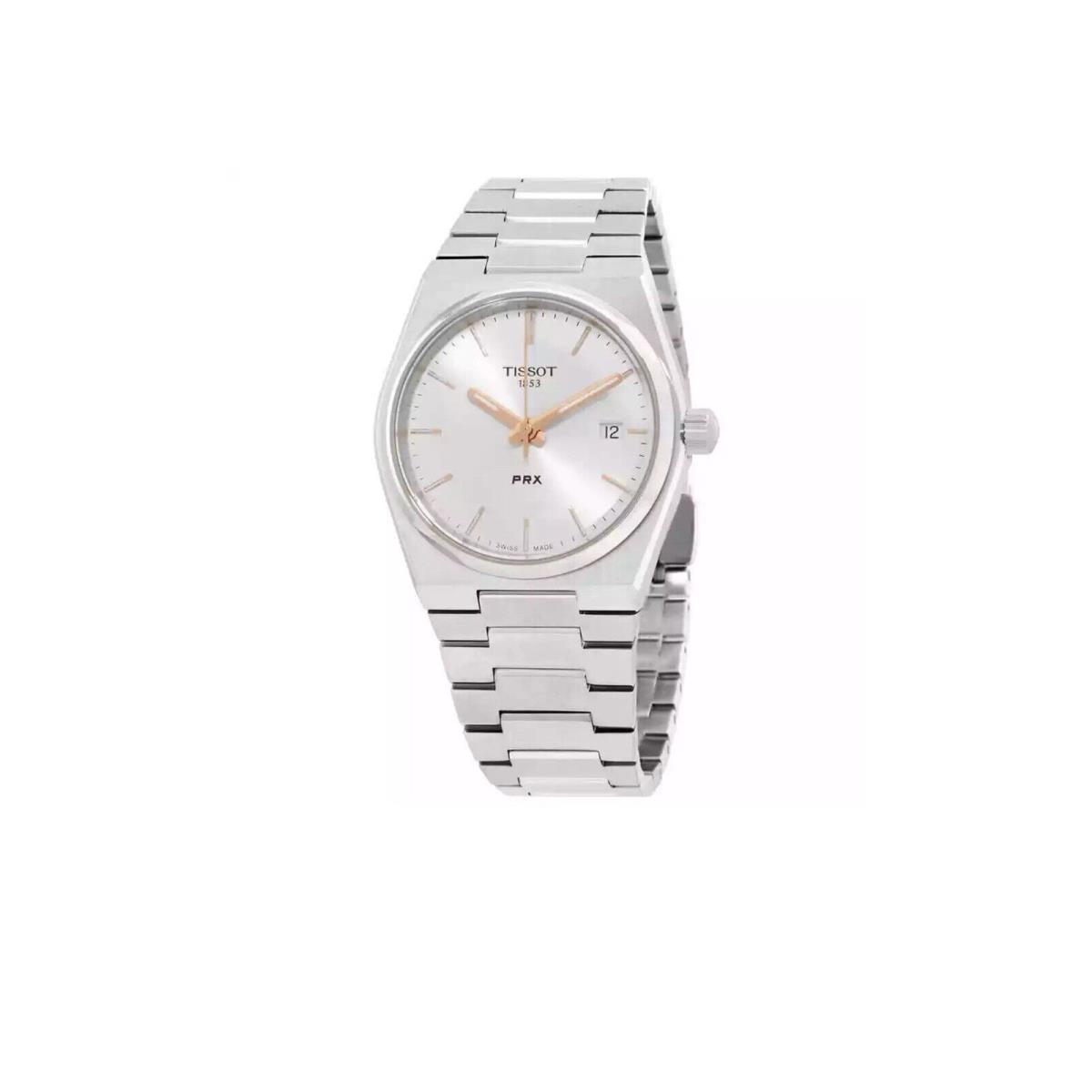 Tissot Prx Quartz Silver Dial Ladies Watch T1372101103100