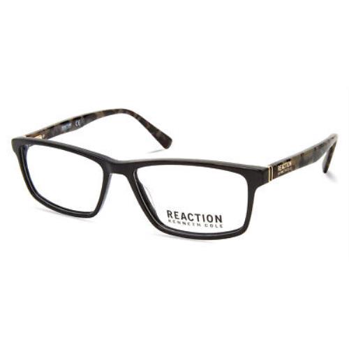 Kenneth Cole KC0886 Eyeglasses Men Shiny Black Rectangle 55mm