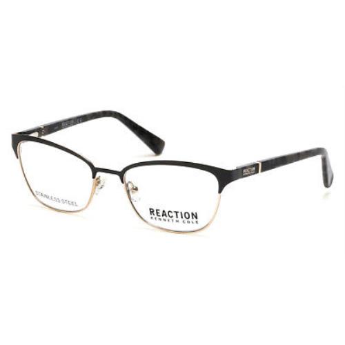 Kenneth Cole KC0850 Eyeglasses Women Matte Black Square 53mm