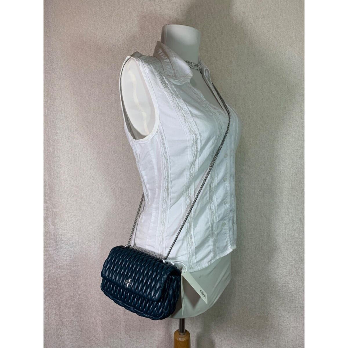 Tory Burch Mini Kira Ruched Teal Night Flap Shoulder Bag - Tory Burch bag -  196133520482 | Fash Brands