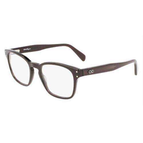 Salvatore Ferragamo SF2925 Eyeglasses Men Black Square 52mm