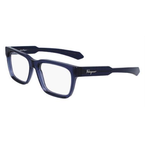 Salvatore Ferragamo SF2941 Eyeglasses Transparent Dark Blue 54mm