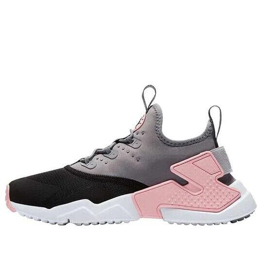 Nike Huarache Drift GS 943344-009 Big Girls Pink/gray/black Running Shoes HS2465 5.5