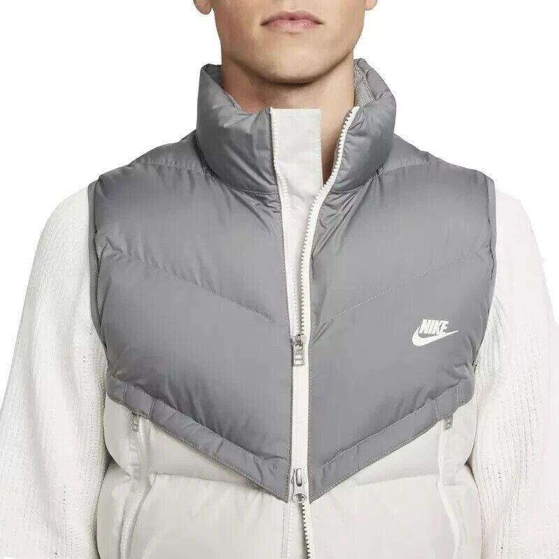 Nike Storm-fit Windbreaker Grey/white Jacket Vest DR9617-084 Men`s Multi Size