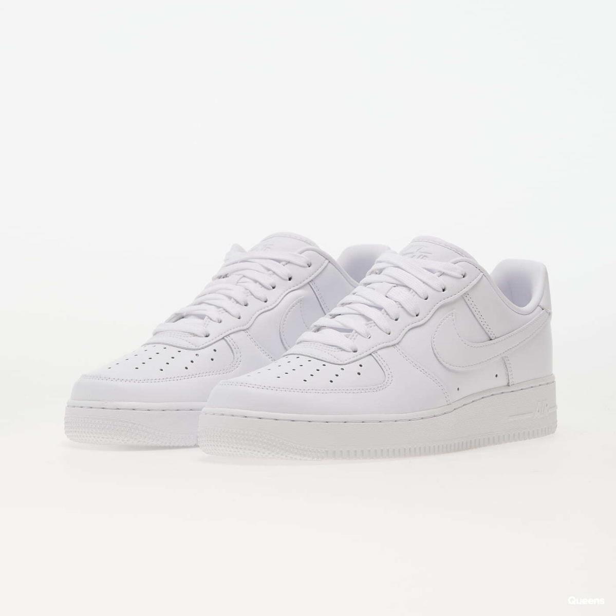 Nike Air Force 1 `07 Fresh Triple White DM0211-100 AF1 Shoes Sneakers