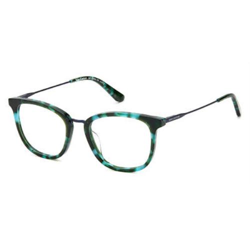 Juicy Couture 219 Women Eyeglasses Rectangle Green Havana 49