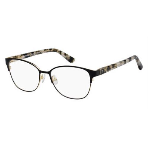 Juicy Couture 181 Women Eyeglasses Rectangle 53mm - 0003 Matte Black Frame, Demo Lens, 0003 Code