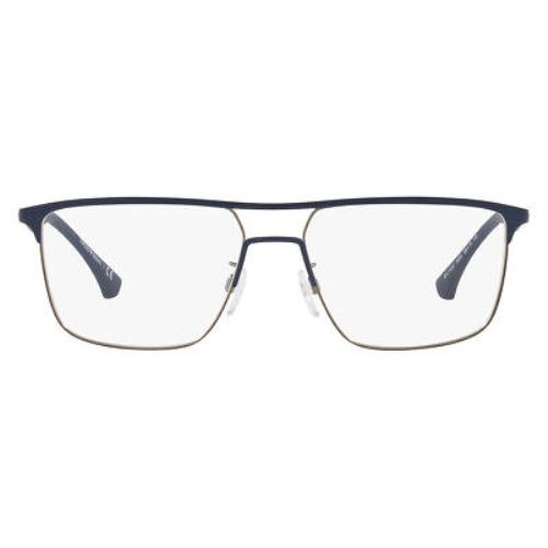 Emporio Armani 0EA1123 Eyeglasses Men Oval Blue 55mm