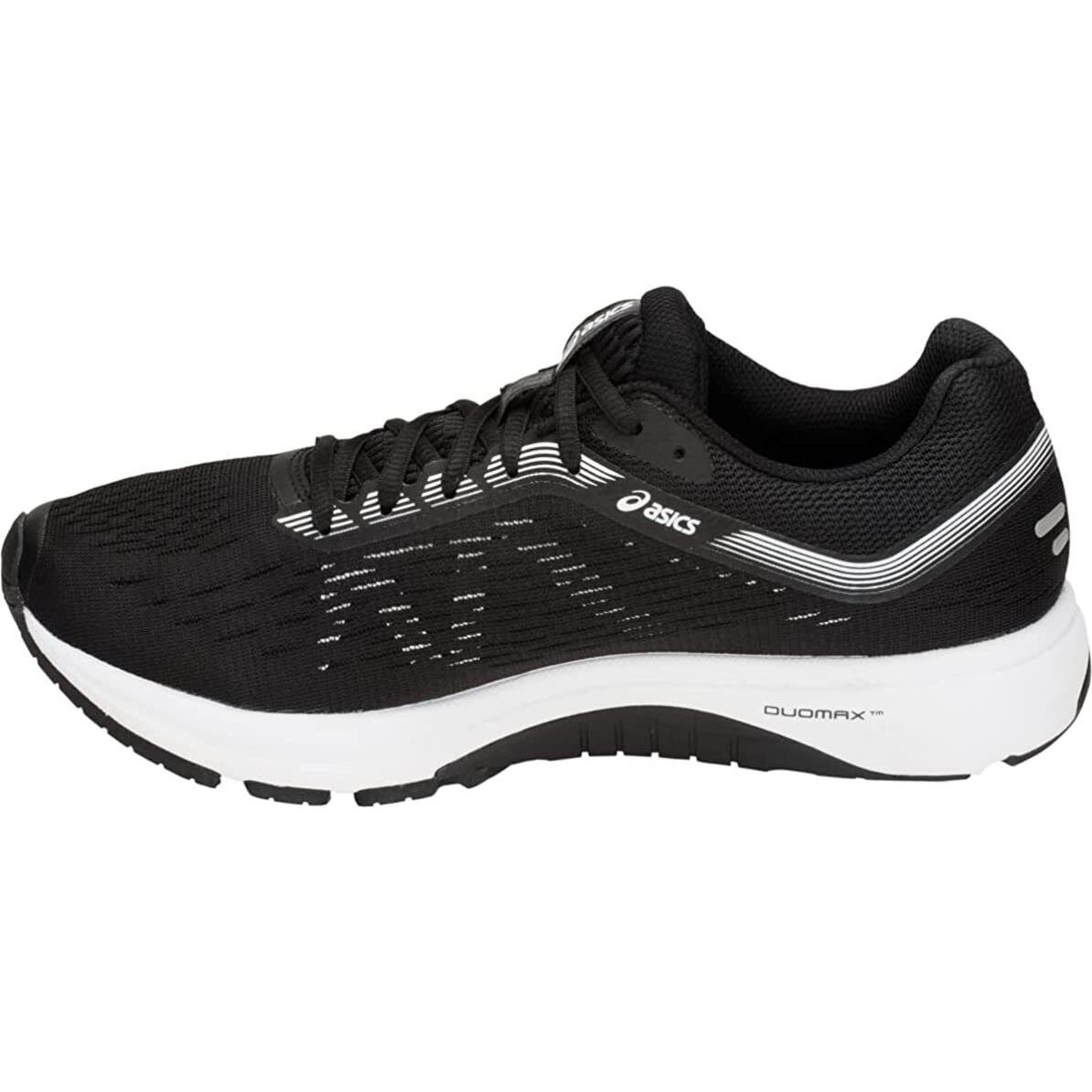 Asics Men`s GT-1000 7 Running Shoes Black/white Size 11